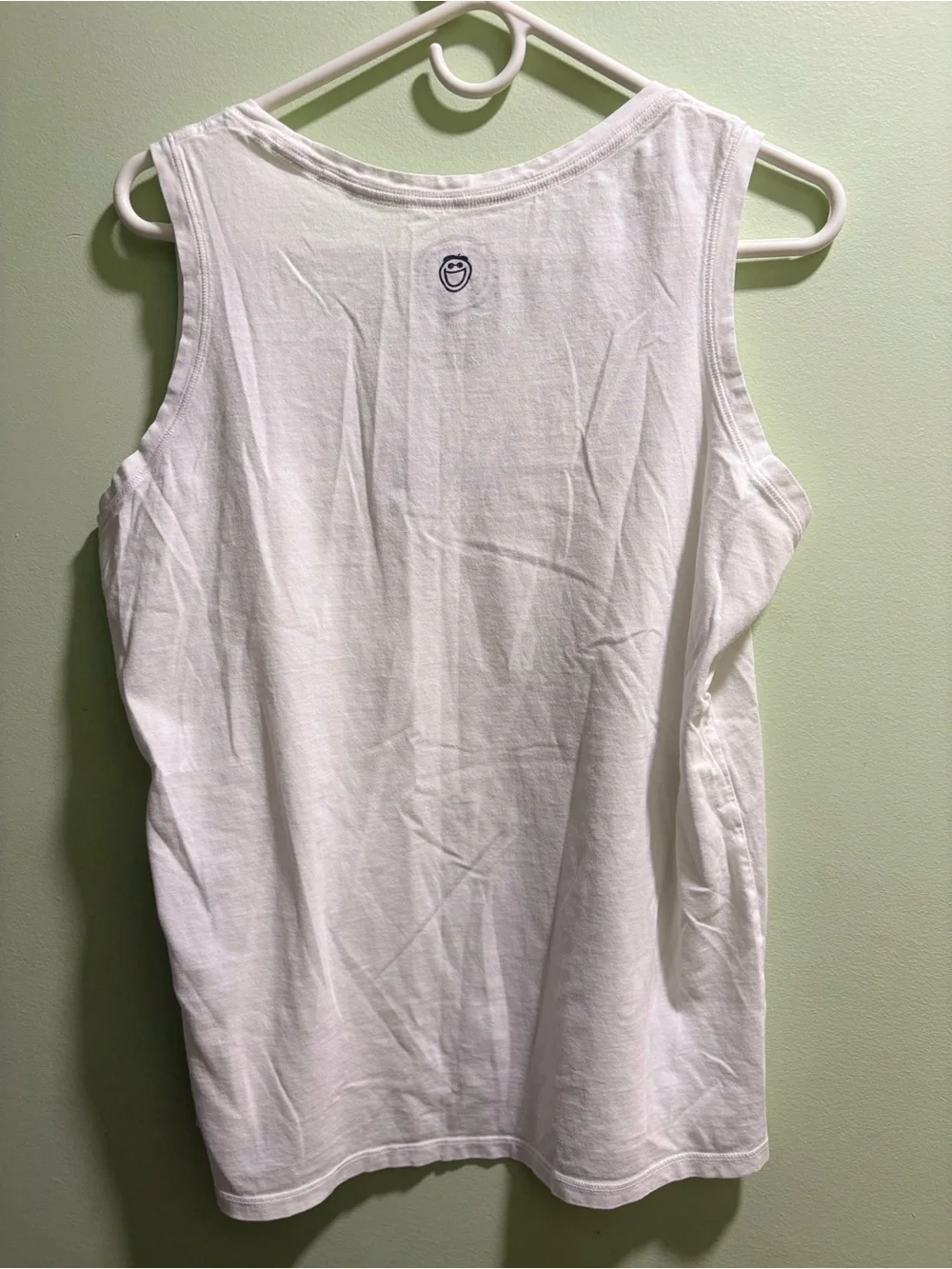 Life Is Good White Women's Classic Fit Tank with Logo - Picture 4 of 4